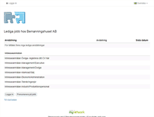 Tablet Screenshot of bemanningshuset.mynetworkglobal.com
